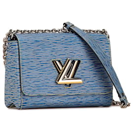 Louis Vuitton-Louis Vuitton Blue Epi Denim Twist MM-Blue