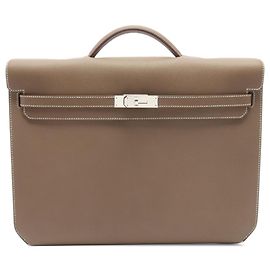 Hermès Kelly Depeches 36 em Epsom marrom Marrom Taupe