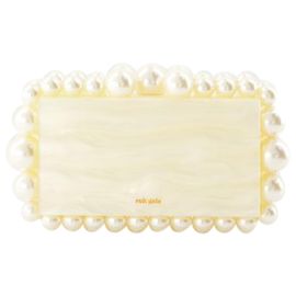 Eos Clutch - Cult Gaia - Acrílico - Marfim Marrom Bege