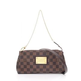 Louis Vuitton-Louis Vuitton Eva Damier Ebene Handbag-Brown