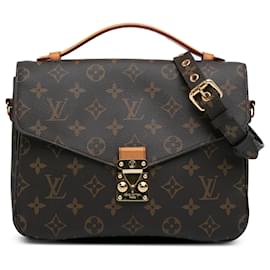 Louis Vuitton-Louis Vuitton Brown Monogram Pochette Metis-Brown