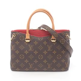 Louis Vuitton-Louis Vuitton Pallas BB Monogram Cerise Handbag-Brown,Red