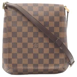 Louis Vuitton-Louis Vuitton Musette Salsa Long Strap Shoulder Bag-Brown,Damier ebene