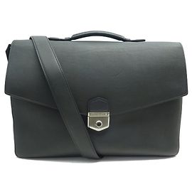 NEUF PORTE DOCUMENTS MONTBLANC MEISTERSTUCK SFUMATO 118324 BRIEFCASE BAG Gris