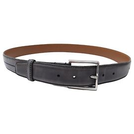 BERLUTI CLASSIC BELT 38MM SIZE 95 CM IN BLACK LEATHER Black
