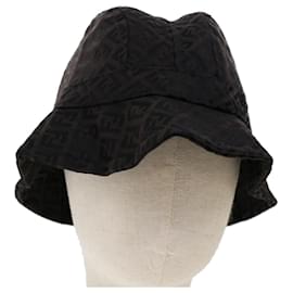 Fendi-Fendi Zucchino Canvas Hat M Brown-Brown