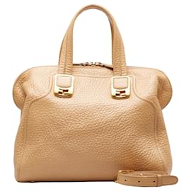 Fendi-Fendi Chameleon Handbag-White