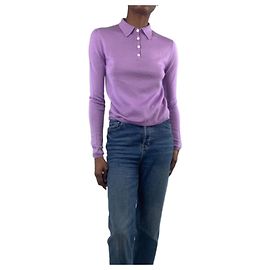 The row Lila Strick-Polo - Größe XS Lila