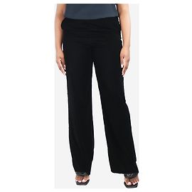 Etro Schwarze Samt-Hose im geraden Schnitt - Größe UK 16 Schwarz