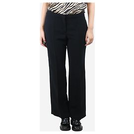 Schwarze gerade geschnittene Hose N°21 - Größe UK 14 Schwarz