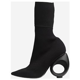 Burberry Botas de calcetín de malla negra - talla EU 38 (UK 5) Negro