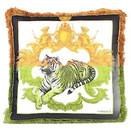 Versace-Multicolour Tiger cushion-Multiple colors