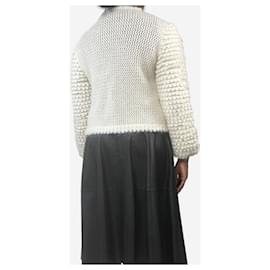 Gucci-Cream mohair-blend cardigan - size XXL-Cream