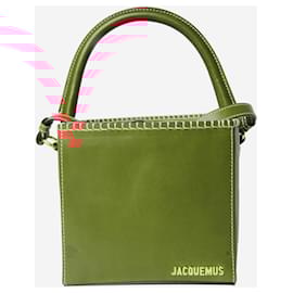 Jacquemus-Brown Le Seau Carré bucket bag-Brown
