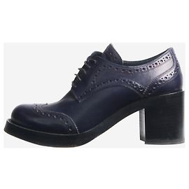 Miu Miu Brogues piattaforma blu scuro - taglia EU 36,5 Blu