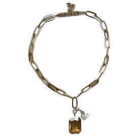 Christian Lacroix Collares Plata Amarillo