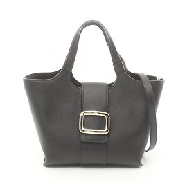 Roger Vivier Viv Shock Bag Black