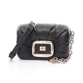 Borsa a spalla Viv Shock di Roger Vivier Nero