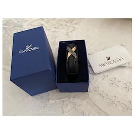 Swarovski-Bracelet Swarovski-Noir,Argenté,Rose,Bijouterie dorée