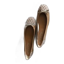 Tod's Ballettschuhe Roh Kamel