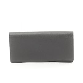 Loewe-Loewe Long Bi-Fold Wallet-Black
