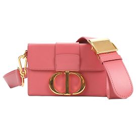 Christian Dior Montaigne 30 Leather Shoulder bag Pink Pink