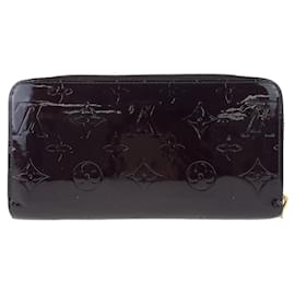 Louis Vuitton-Louis Vuitton Patent Leather Zippy Wallet-Brown