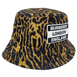 Burberry Leopardprint braun-schwarzer Bucket Hat Braun