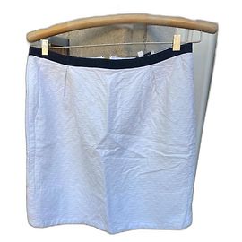 Sandro White Cotton Skirt White