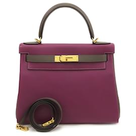 Hermès-Hermès Commande Spéciale Violet Evercolor Kelly II Retourne 28-Violet