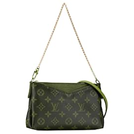 Louis Vuitton-Louis Vuitton Brown Monogram Pallas Clutch-Brown