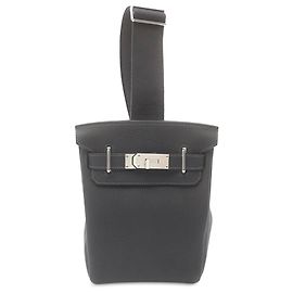 Hermès Azul Togo Kelly Hac A Dos PM Azul Azul marino