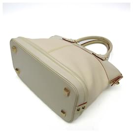 Louis Vuitton-Louis Vuitton Suhali Lockit PM Handbag-White
