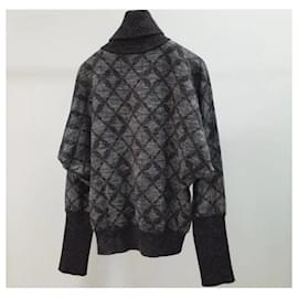 Chanel-Chanel 2016 Mohair Sweater Sz.46-Multiple colors