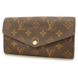 Louis Vuitton-Louis Vuitton Long Wallet Monogram Portefeuille Sarah M60531-Brown