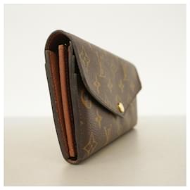 Louis Vuitton-Louis Vuitton Long Wallet Monogram Portefeuille Sarah M60531-Brown