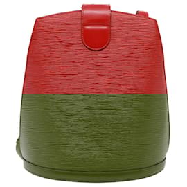 Louis Vuitton-Louis Vuitton Epi Cluny Shoulder Bag Red-Red