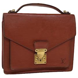 Louis Vuitton-Louis Vuitton Epi Monceau Hand Bag Brown-Brown