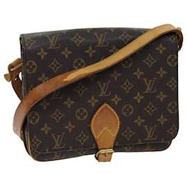 Louis Vuitton-Louis Vuitton Monogram Cartouchiere Gm Shoulder Bag-Brown