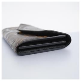 Louis Vuitton-Louis Vuitton Long Wallet Monogram Blossom Portefeuille Sarah-Brown,Black