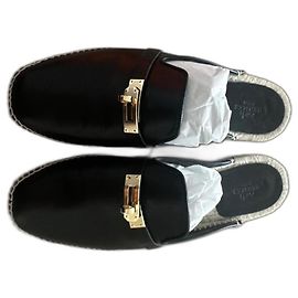 Hermès Feria Espadrille Schwarz