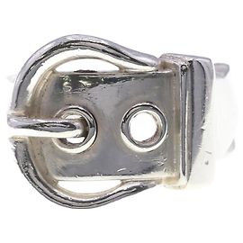 Hermès Hermes Boucle Cellier Sterling Silver Band Ring Other