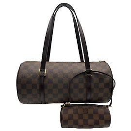 Louis Vuitton Papillon 30 Damier Ebène Marrom