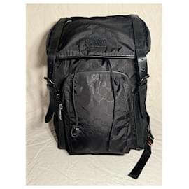 Gucci-Gucci nylon backpack-Black