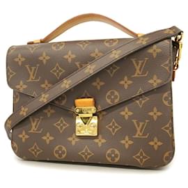 Louis Vuitton-Louis Vuitton Monogram Pochette Metis MM Handbag-Brown