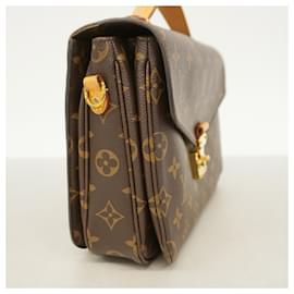 Louis Vuitton-Louis Vuitton Monogram Pochette Metis MM Handbag-Brown