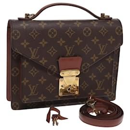 Louis Vuitton-LOUIS VUITTON Monogram Monceau 26 Shoulder Bag M51187 LV Auth 86375-Monogram