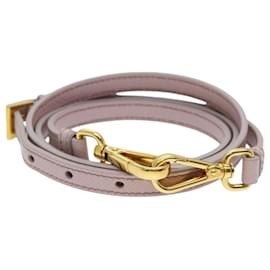 Prada-PRADA Adjustable Shoulder Strap Safiano leather 43.3""-47.6"" Pink Auth yk14258-Pink