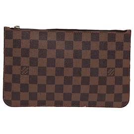 Louis Vuitton-LOUIS VUITTON Damier Ebene Neverfull MM Pouch Accessory Pouch LV Auth 86493-Other