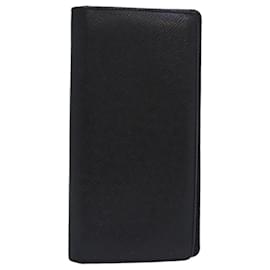 Louis Vuitton-LOUIS VUITTON Taiga Brazza Portefeuille Long Wallet Ardoise M32572 Auth ar12455-Grey